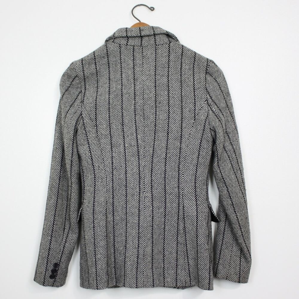 Vtg 80s Biancafive Power Suit Jacket Women's Size Small Gray - Picture 6 of 7